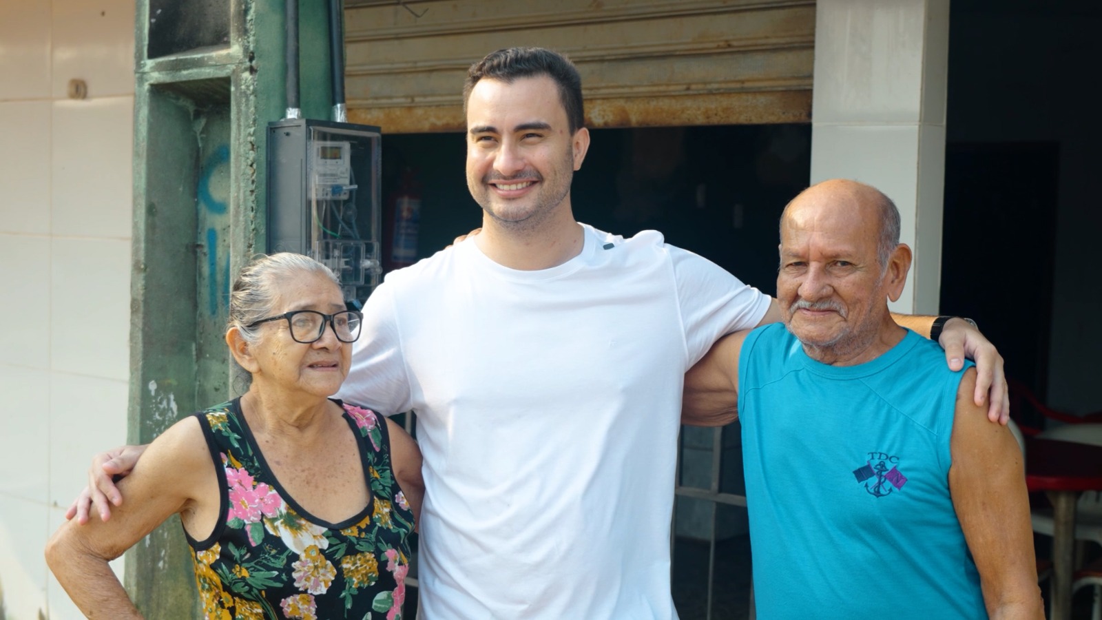Célio Lopes com pessoas de Rondônia