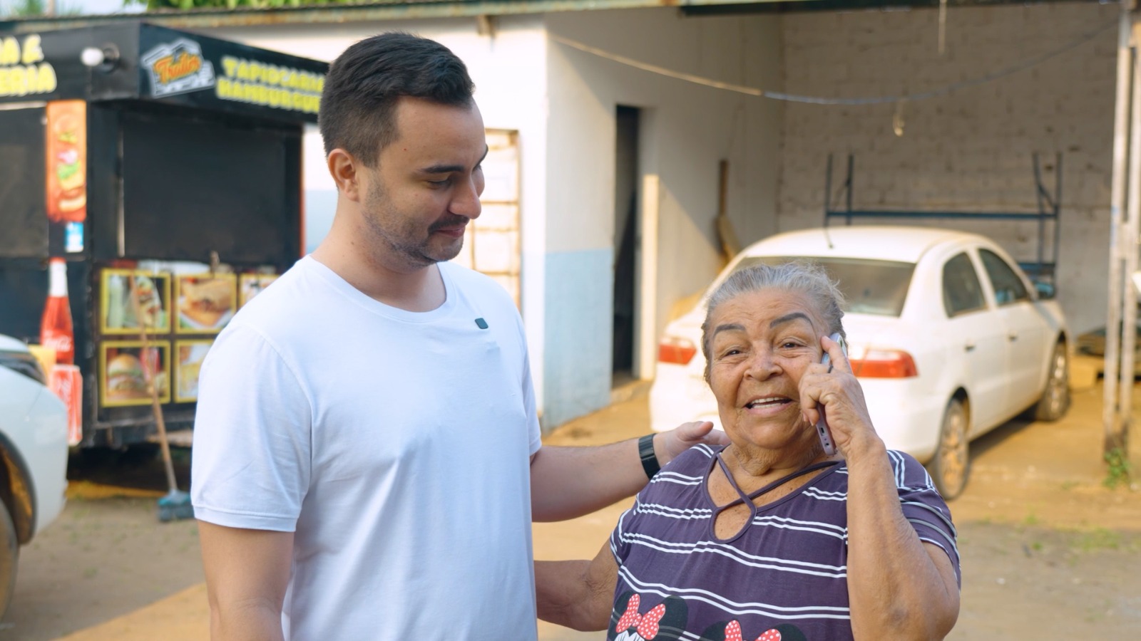 Célio Lopes com pessoas de Rondônia